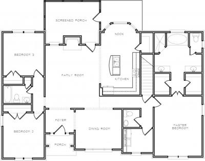 Home Plan - Main Level