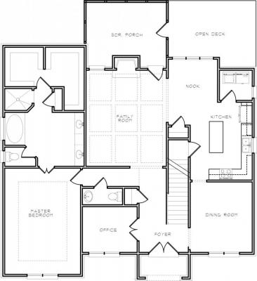 Home Plan - Main Level