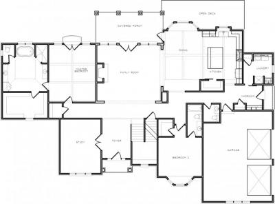 Home Plan - Main Level