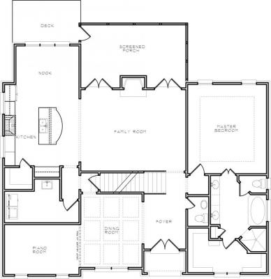 Home Plan - Main Level