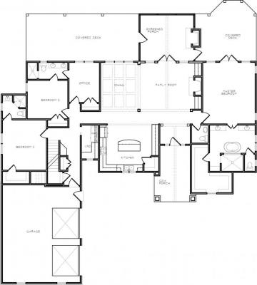 Home Plan - Main Level