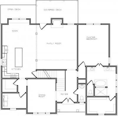 Home Plan - Main Level