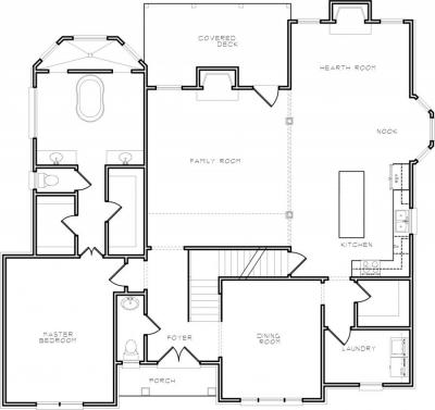 Home Plan - Main Level