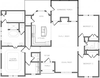 Home Plan - Main Level