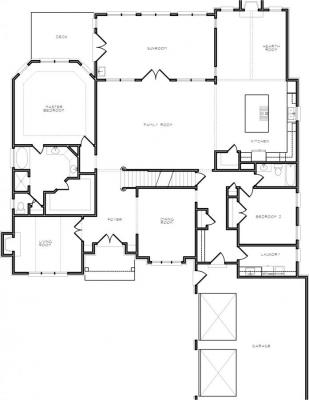 Home Plan - Main Level