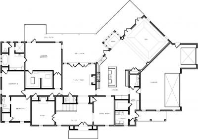 Home Plan - Main Level