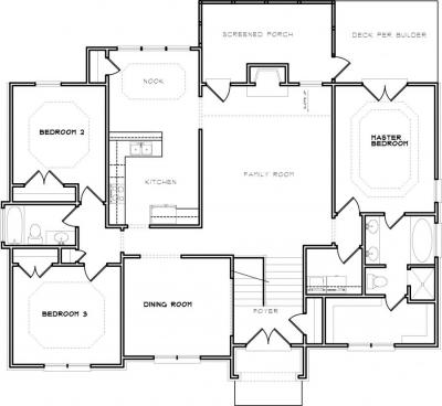 Home Plan - Main Level