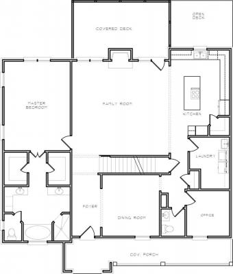 Home Plan - Main Level