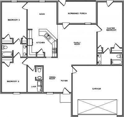 Home Plan - Main Level