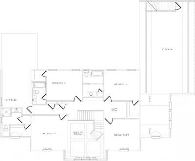 Home Plan - Second Level