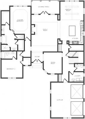 Home Plan - Main Level