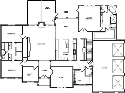 Home Plan - Main Level