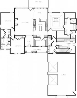 Home Plan - Main Level