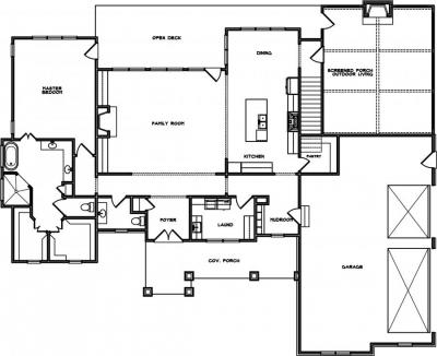 Home Plan - Main Level