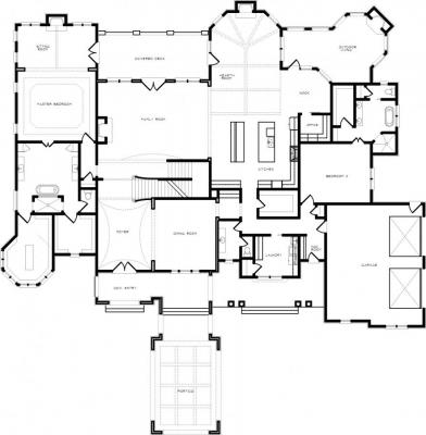 Home Plan - Main Level