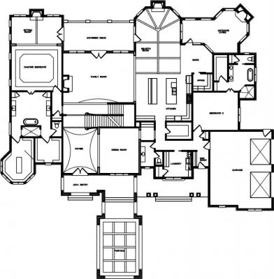 Home Plan - Main Level