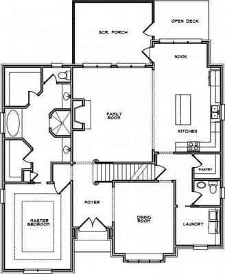 Home Plan - Main Level