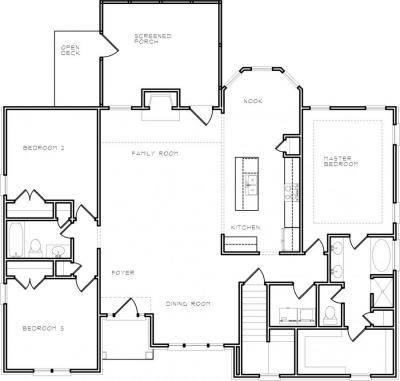 Home Plan - Main Level