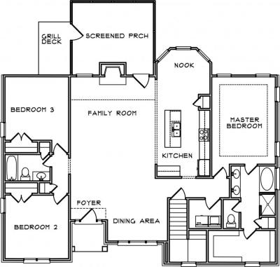 Home Plan - Main Level