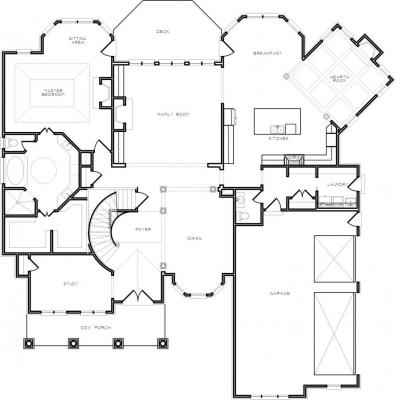 Home Plan - Main Level