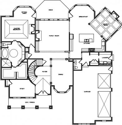 Home Plan - Main Level