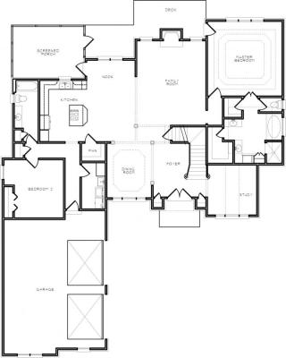 Home Plan - Main Level