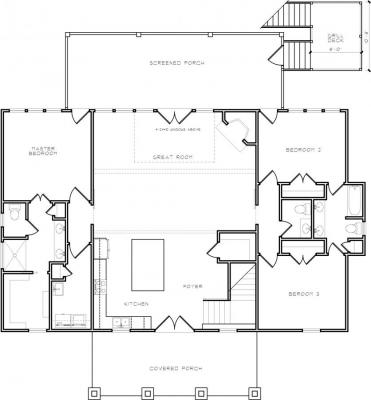 Home Plan - Main Level