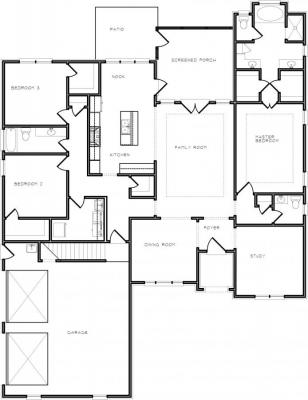 Home Plan - Main Level