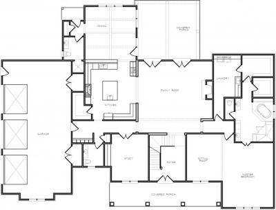 Home Plan - Main Level