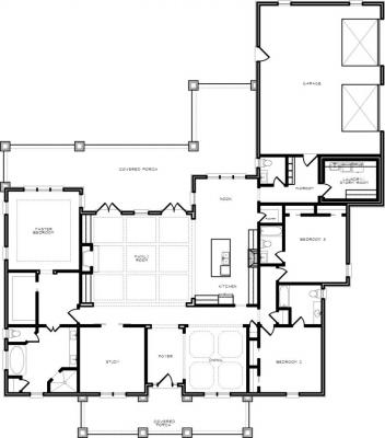 Home Plan - Main Level