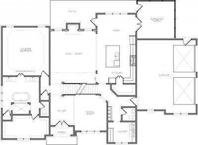 Home Plan - Main Level