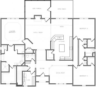 Home Plan - Main Level