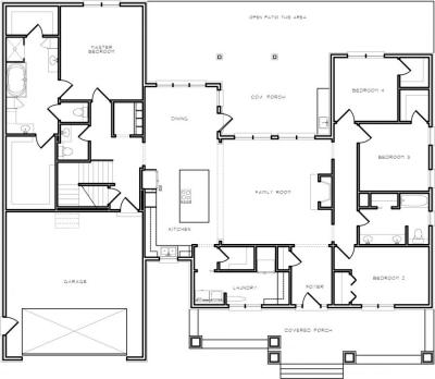 Home Plan - Main Level