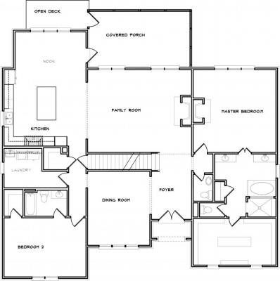 Home Plan - Main Level