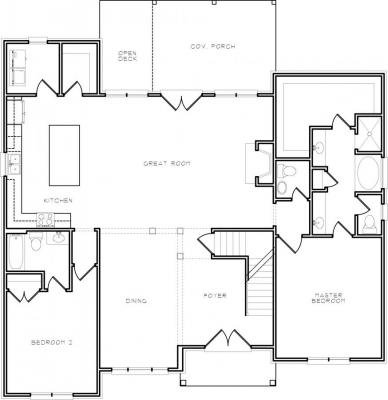 Home Plan - Main Level