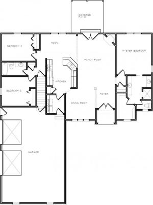 Home Plan - Main Level