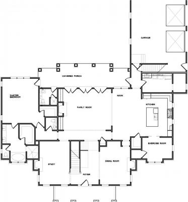 Home Plan - Main Level