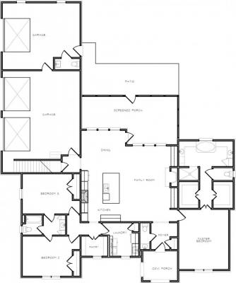 Home Plan - Main Level