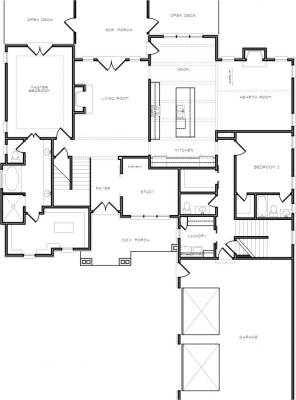 Home Plan - Main Level