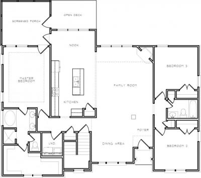 Home Plan - Main Level