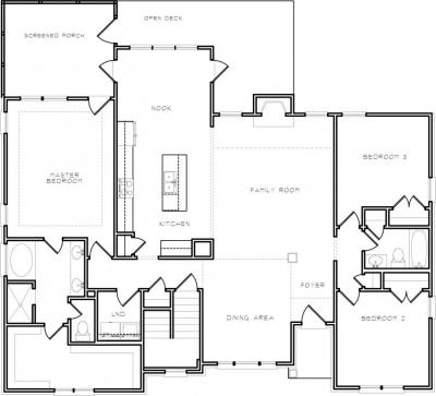 Home Plan - Main Level