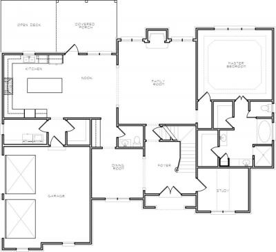 Home Plan - Main Level