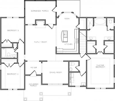 Home Plan - Main Level