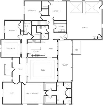 Home Plan - Main Level