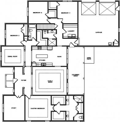 Home Plan - Main Level