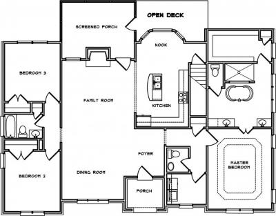 Home Plan - Main Level