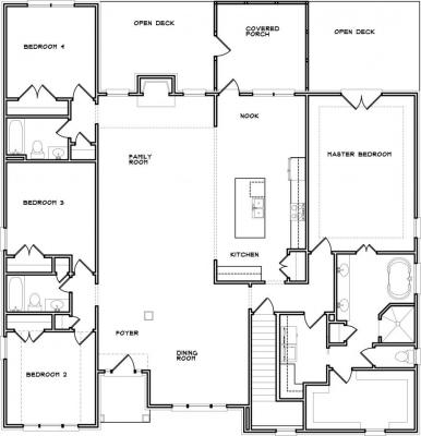 Home Plan - Main Level
