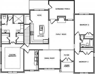 Home Plan - Main Level