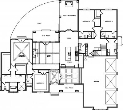 Home Plan - Main Level