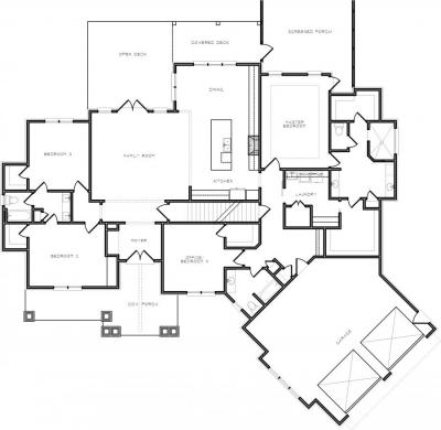 Home Plan - Main Level